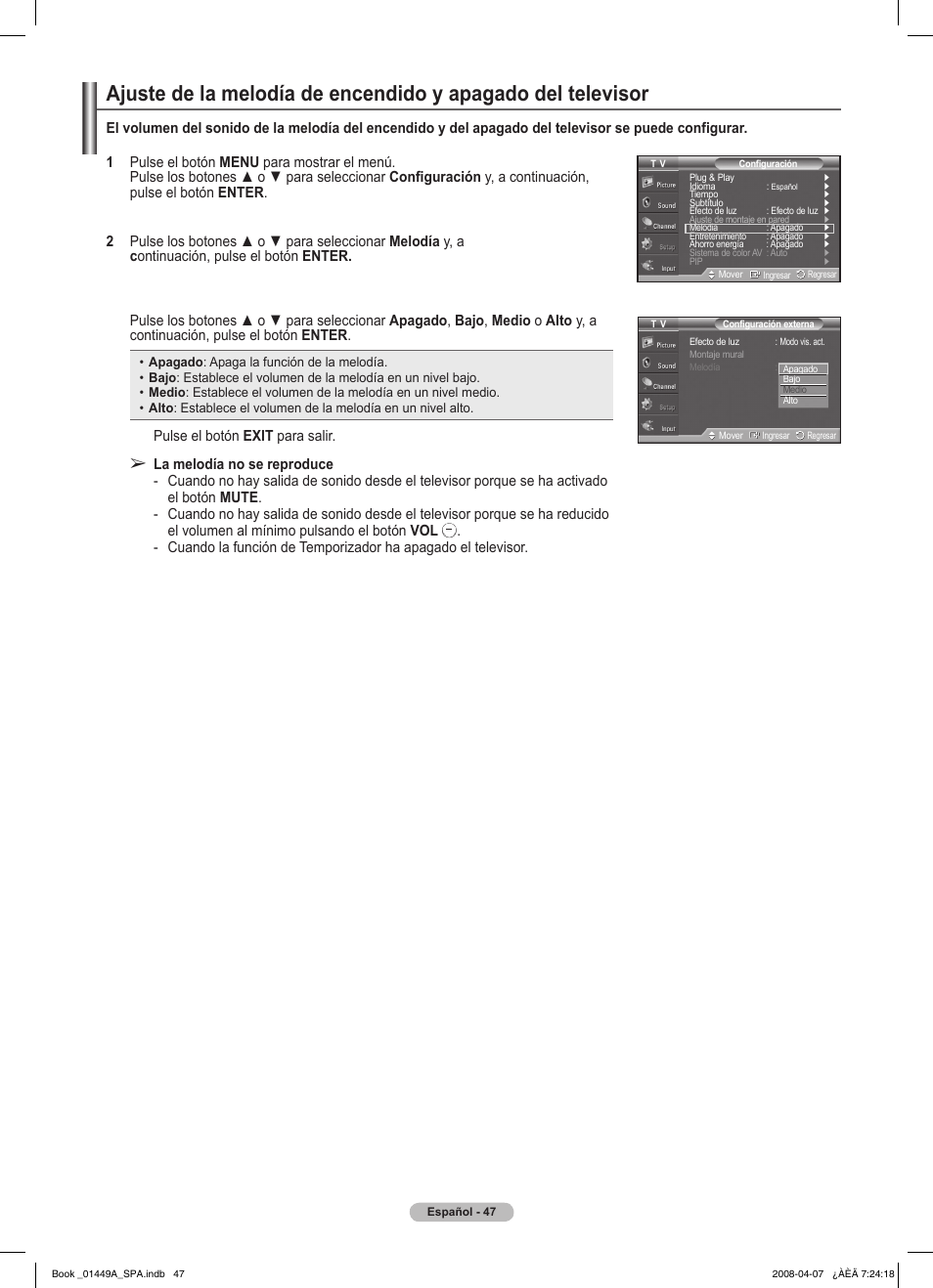Samsung PL50A450P1XZP User Manual | Page 109 / 123