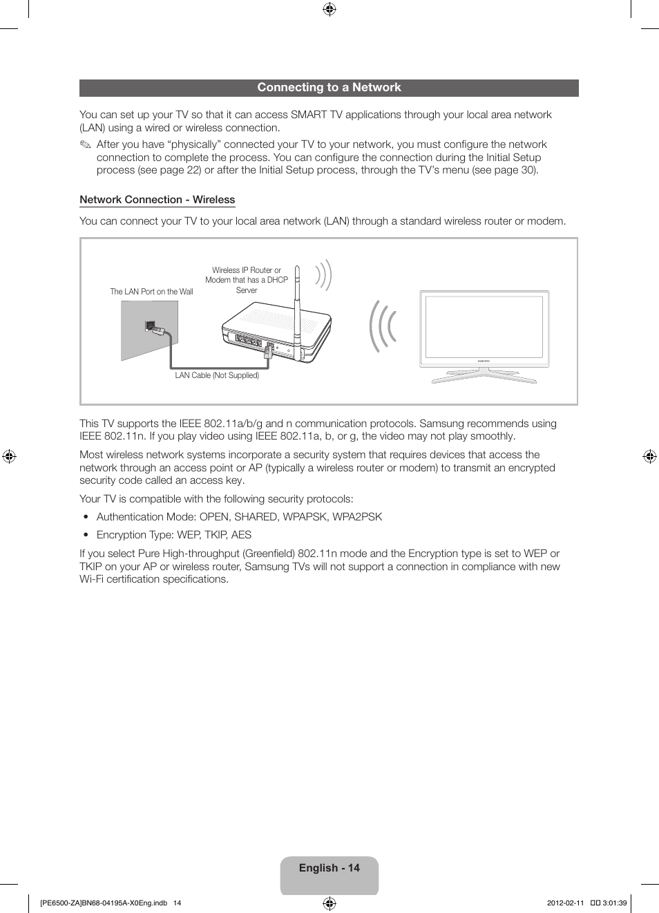 Samsung PN60E6500EFXZA User Manual | Page 14 / 43