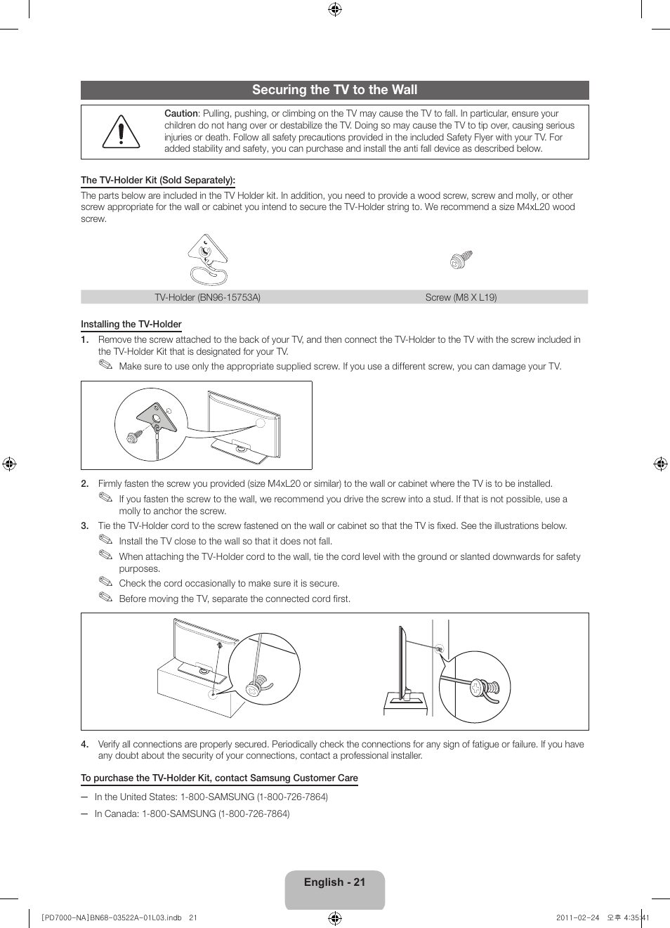 Samsung PN59D7000FFXZA User Manual | Page 21 / 67