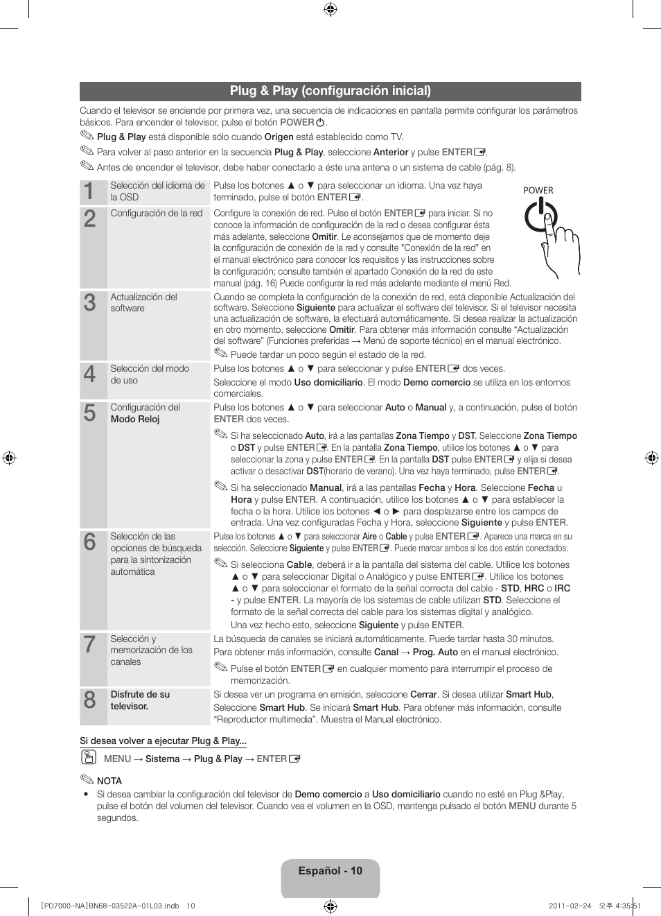Samsung PN59D7000FFXZA User Manual | Page 32 / 67