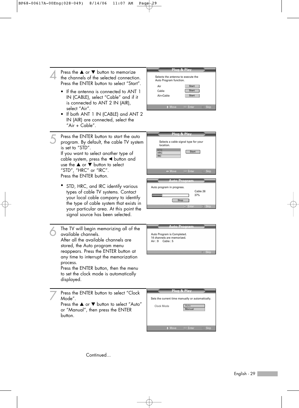 Samsung HLS4676SX-XAA User Manual | Page 29 / 136