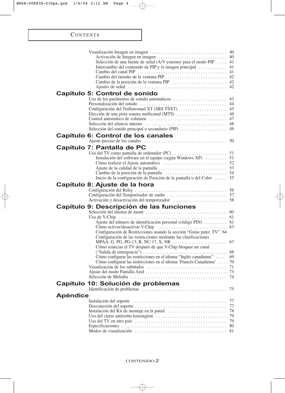 Samsung LNR238WXCX-XAA User Manual | Page 177 / 258