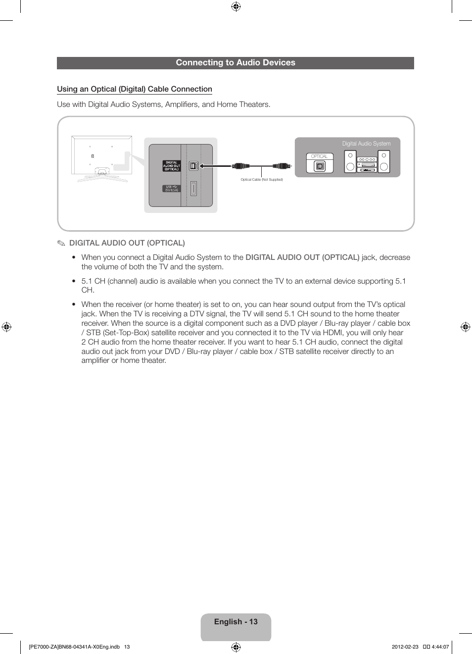 Samsung PN51E7000FFXZA User Manual | Page 13 / 45