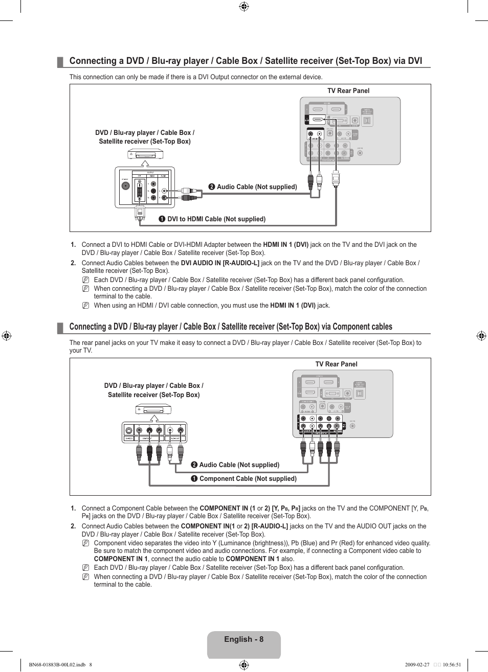 Samsung LN40B540P8FUZA User Manual | Page 10 / 89