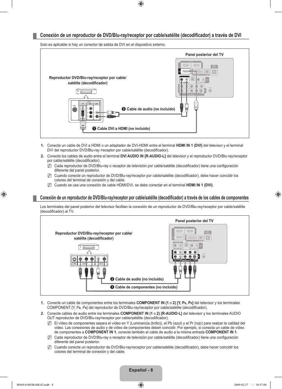 Samsung LN40B540P8FUZA User Manual | Page 54 / 89