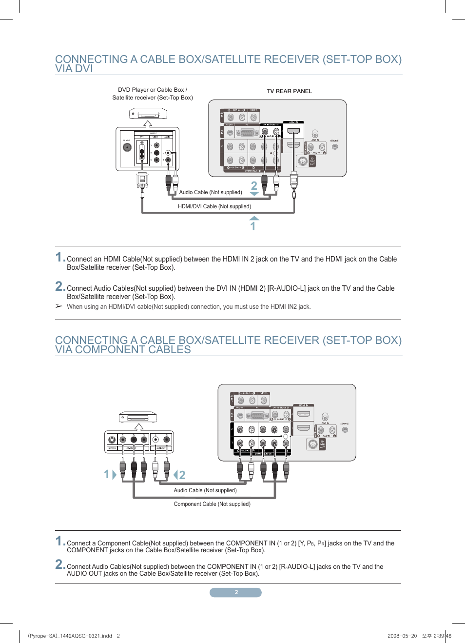 Samsung PL50A450P1XZP User Manual | Page 3 / 5