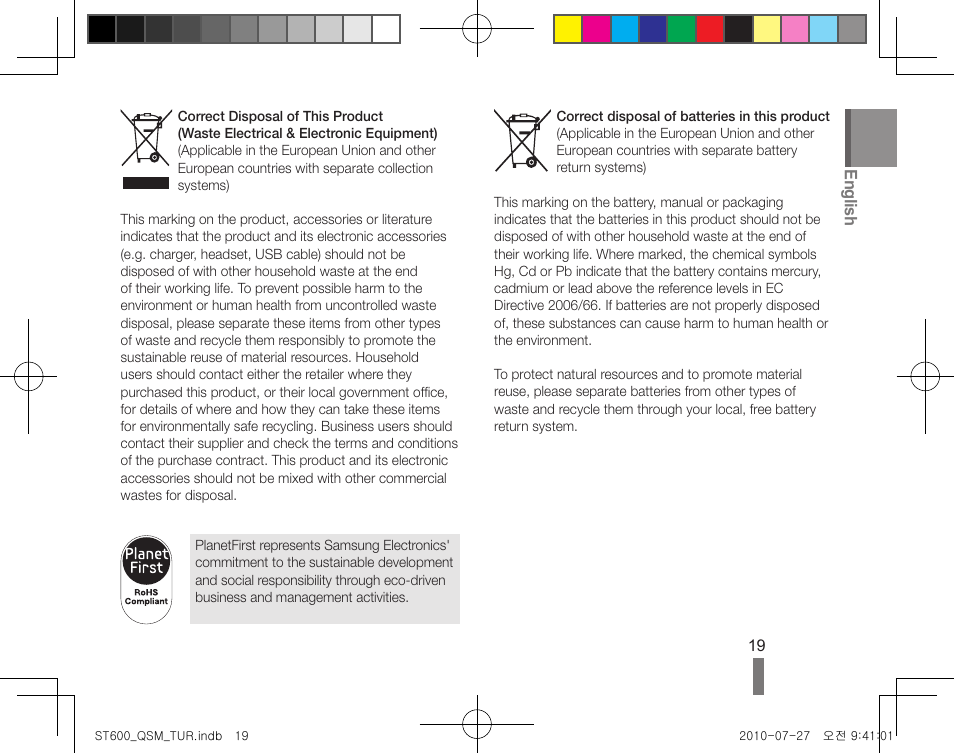 Samsung EC-ST600ZBPLUS User Manual | Page 19 / 40