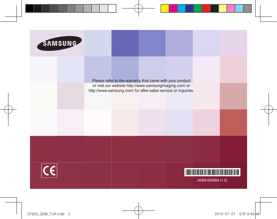Samsung EC-ST600ZBPLUS User Manual | Page 40 / 40