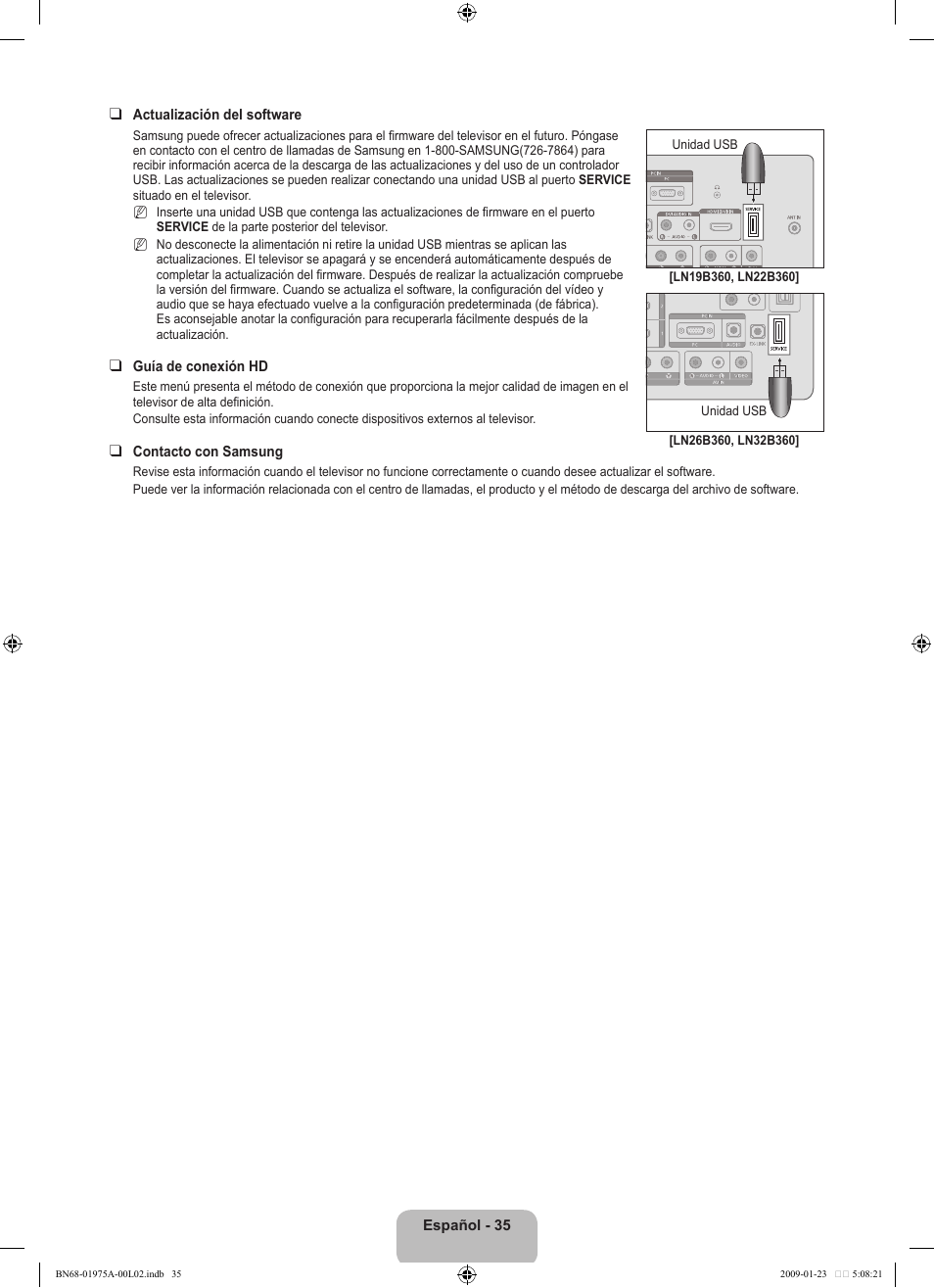 Samsung LN22B360C5DUZA User Manual | Page 83 / 93