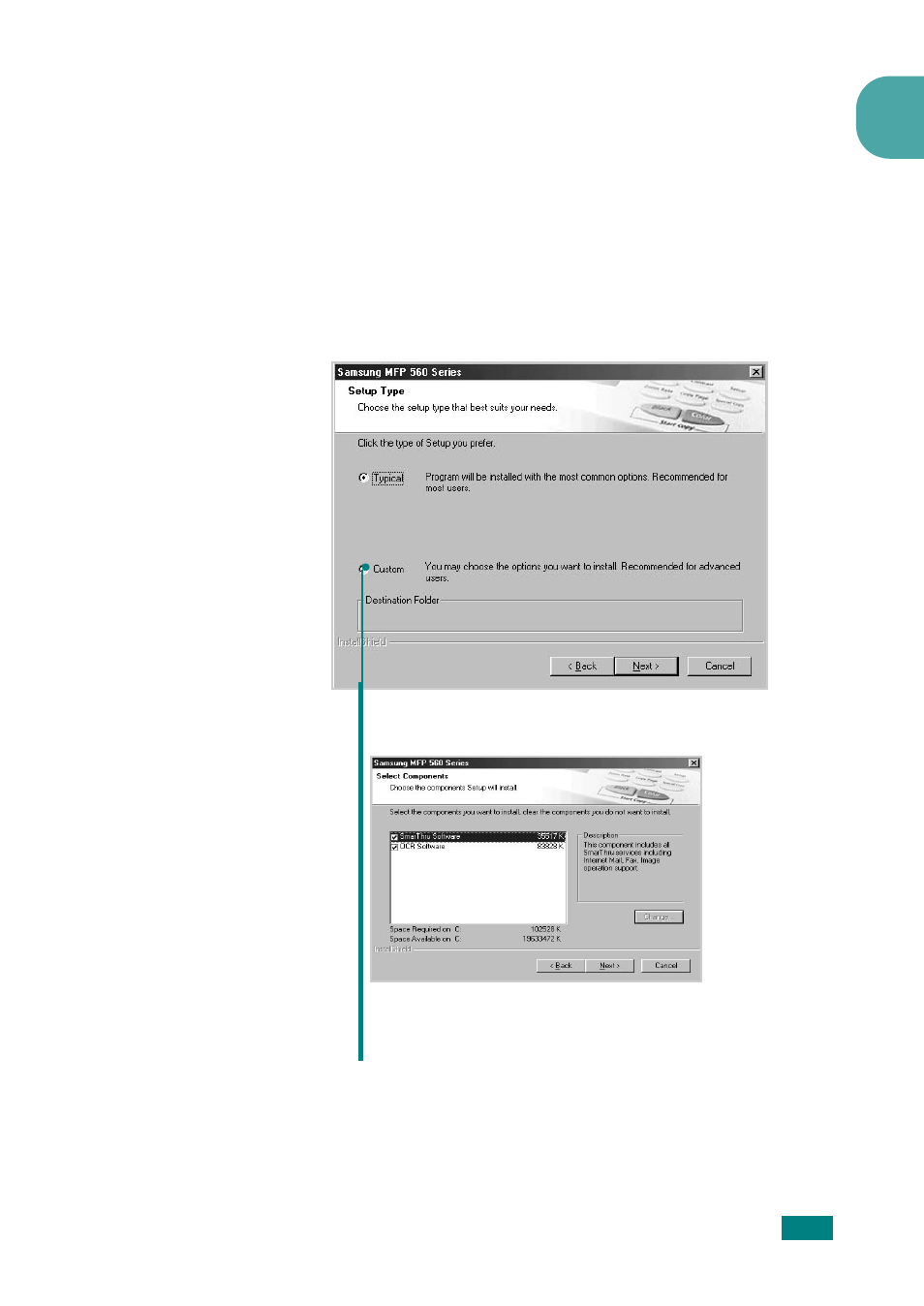 Samsung SF-565P-XAA User Manual | Page 40 / 212