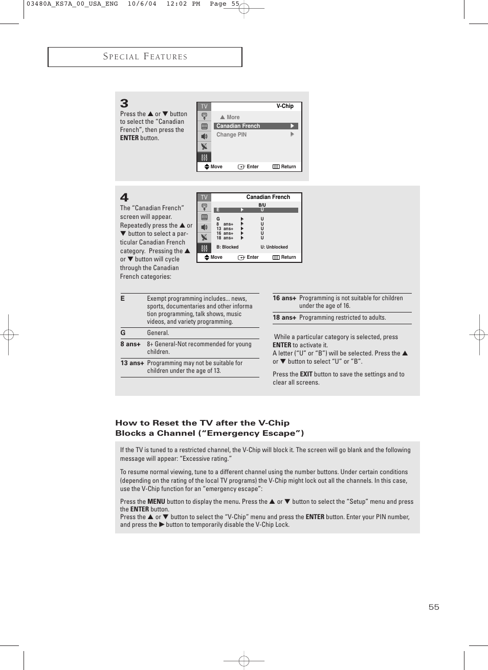 Samsung TXP2730S-XAA User Manual | Page 55 / 63