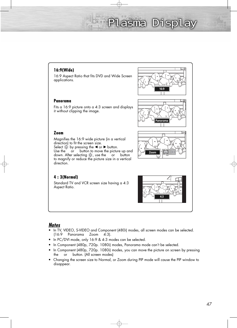 Samsung PL50D4HX-STR User Manual | Page 47 / 112