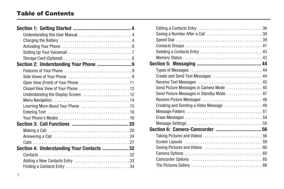 Samsung SCH-R630LBAUSC User Manual | Page 4 / 139