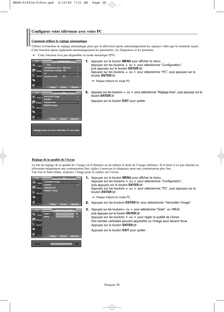Samsung LNS4041DX-XAP User Manual | Page 99 / 179