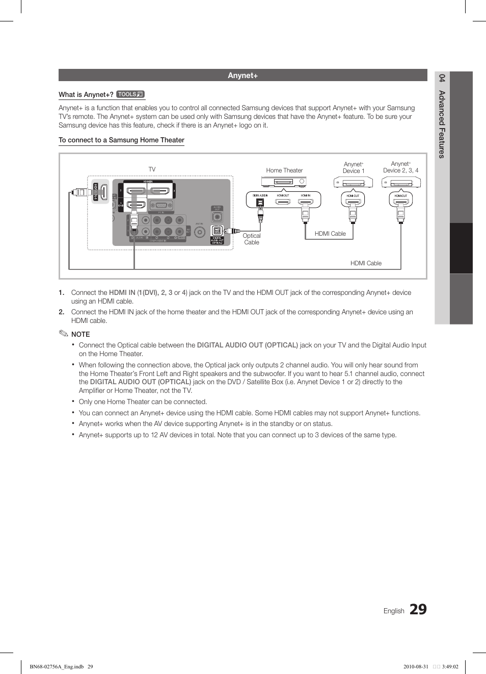 Samsung LN32C540F2DXZA User Manual | Page 29 / 41