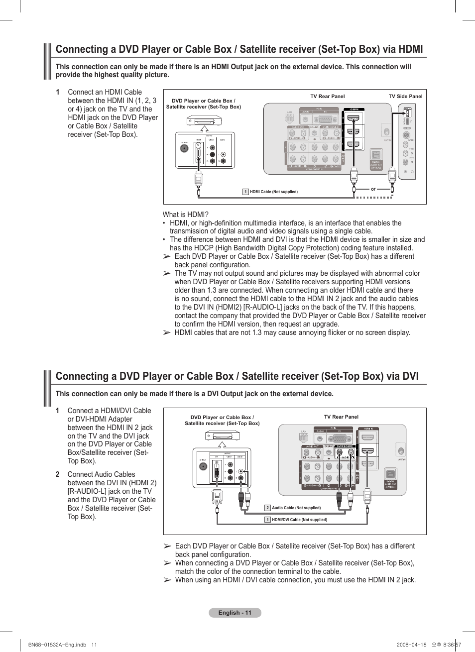Samsung PN50A650T1FXZA User Manual | Page 11 / 232