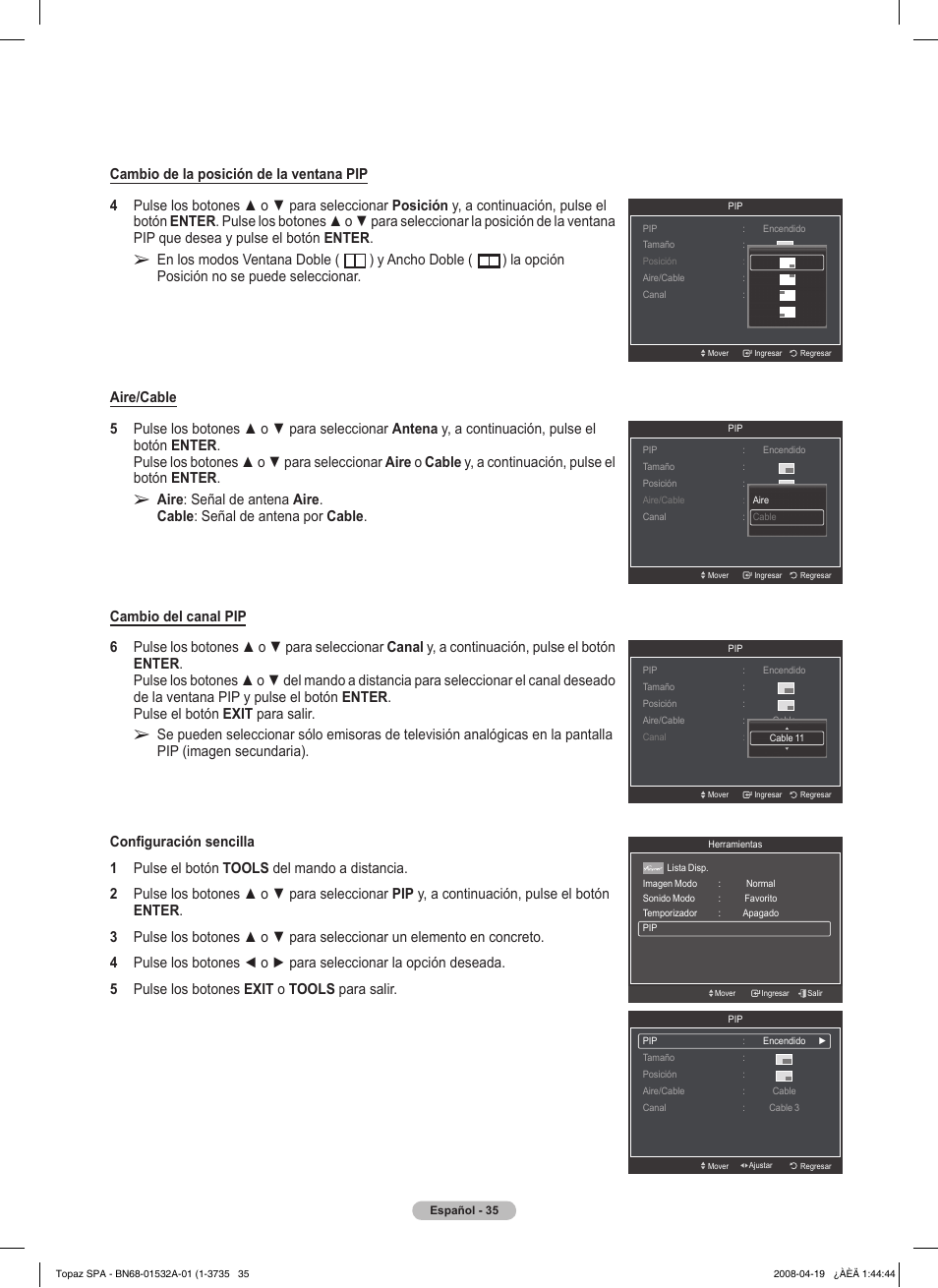 Samsung PN50A650T1FXZA User Manual | Page 154 / 232