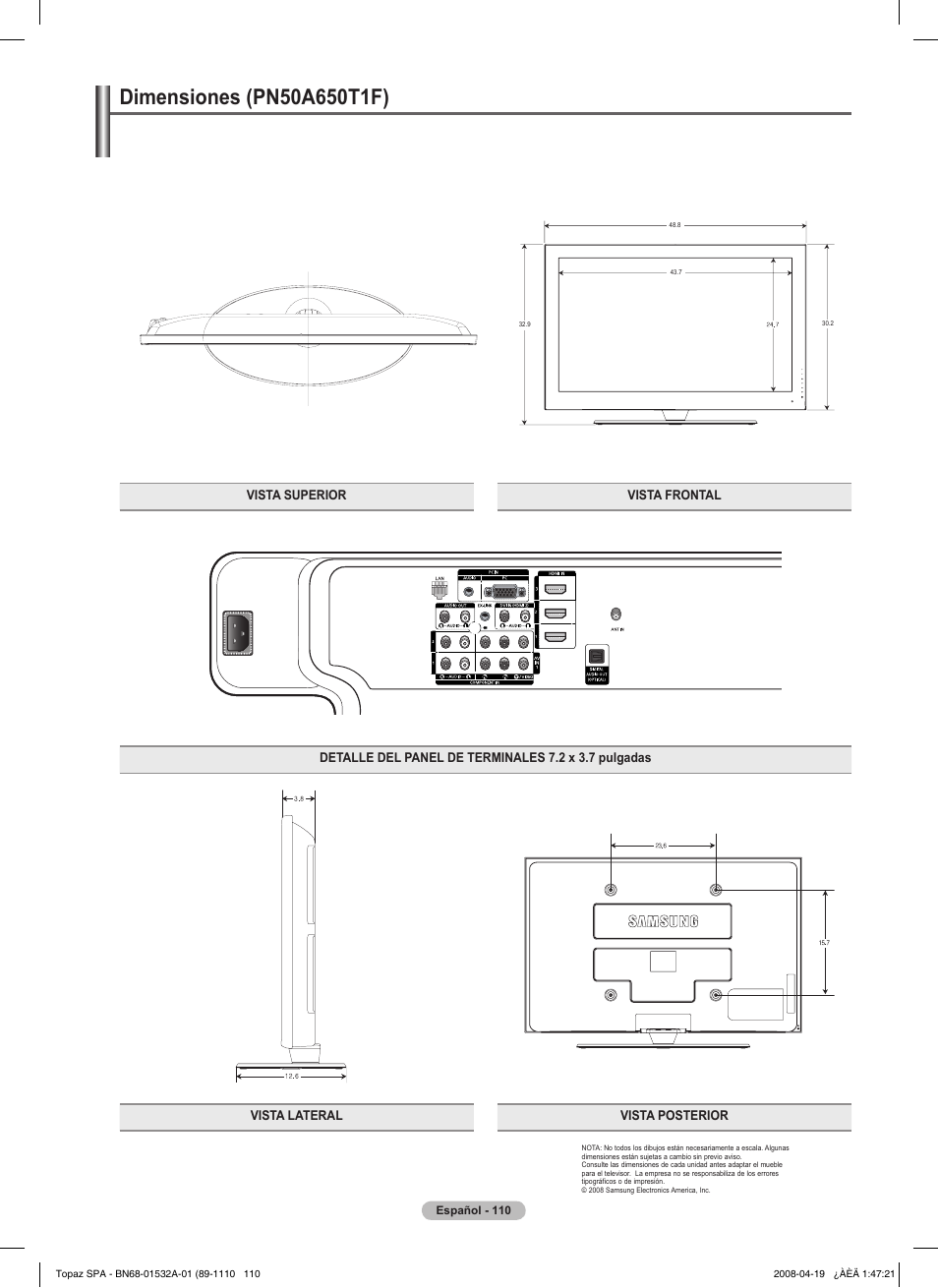 Samsung PN50A650T1FXZA User Manual | Page 229 / 232