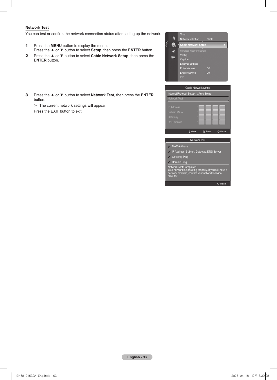 Samsung PN50A650T1FXZA User Manual | Page 93 / 232
