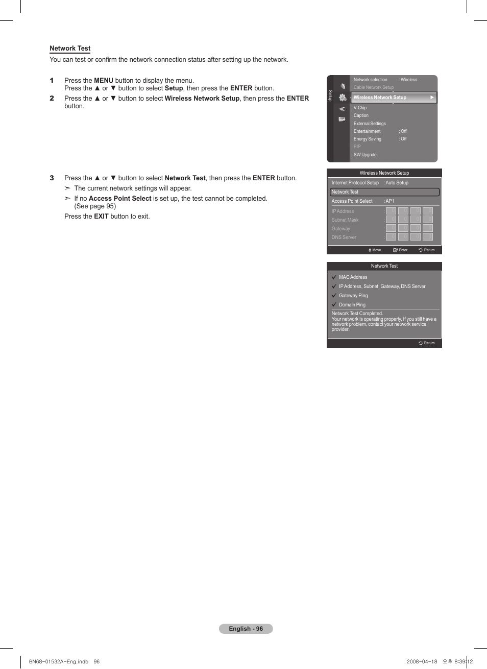 Samsung PN50A650T1FXZA User Manual | Page 96 / 232