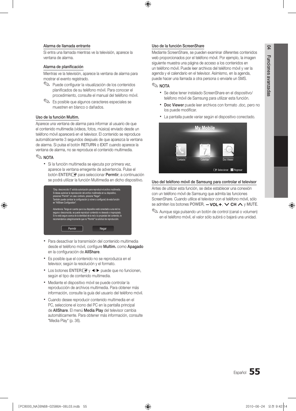 Samsung PN63C8000YFXZA User Manual | Page 121 / 198