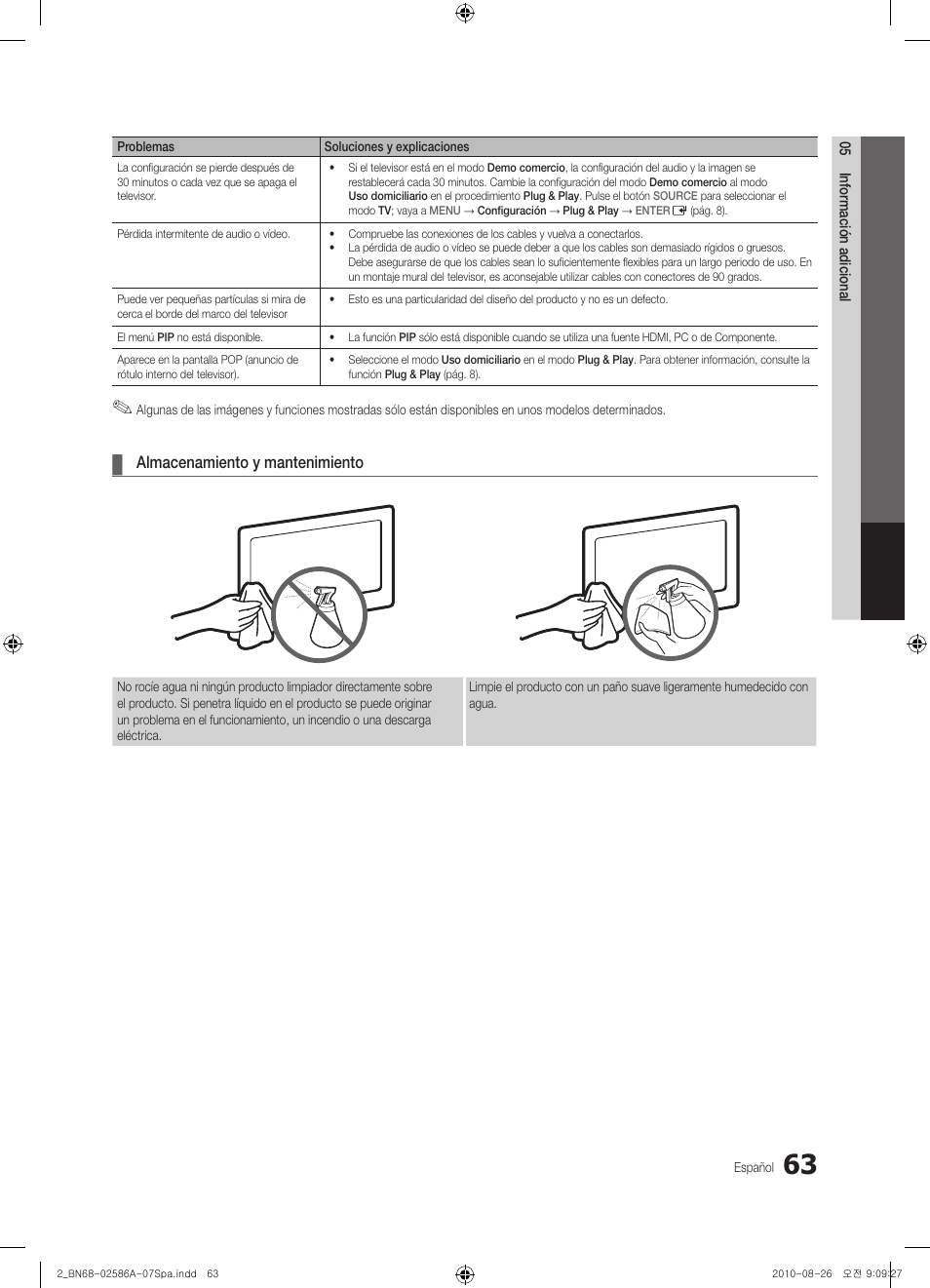 Samsung PN63C8000YFXZA User Manual | Page 129 / 198