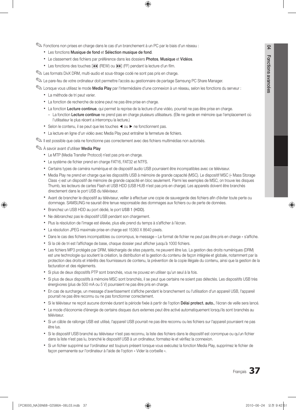 Samsung PN63C8000YFXZA User Manual | Page 169 / 198