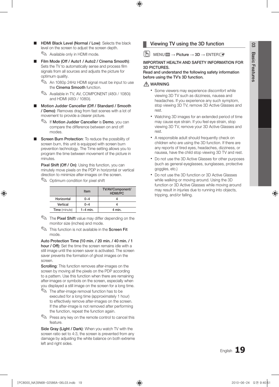Samsung PN63C8000YFXZA User Manual | Page 19 / 198