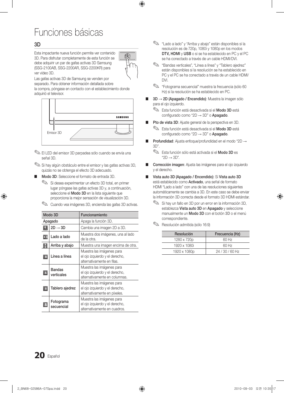 Funciones básicas | Samsung PN63C8000YFXZA User Manual | Page 86 / 198