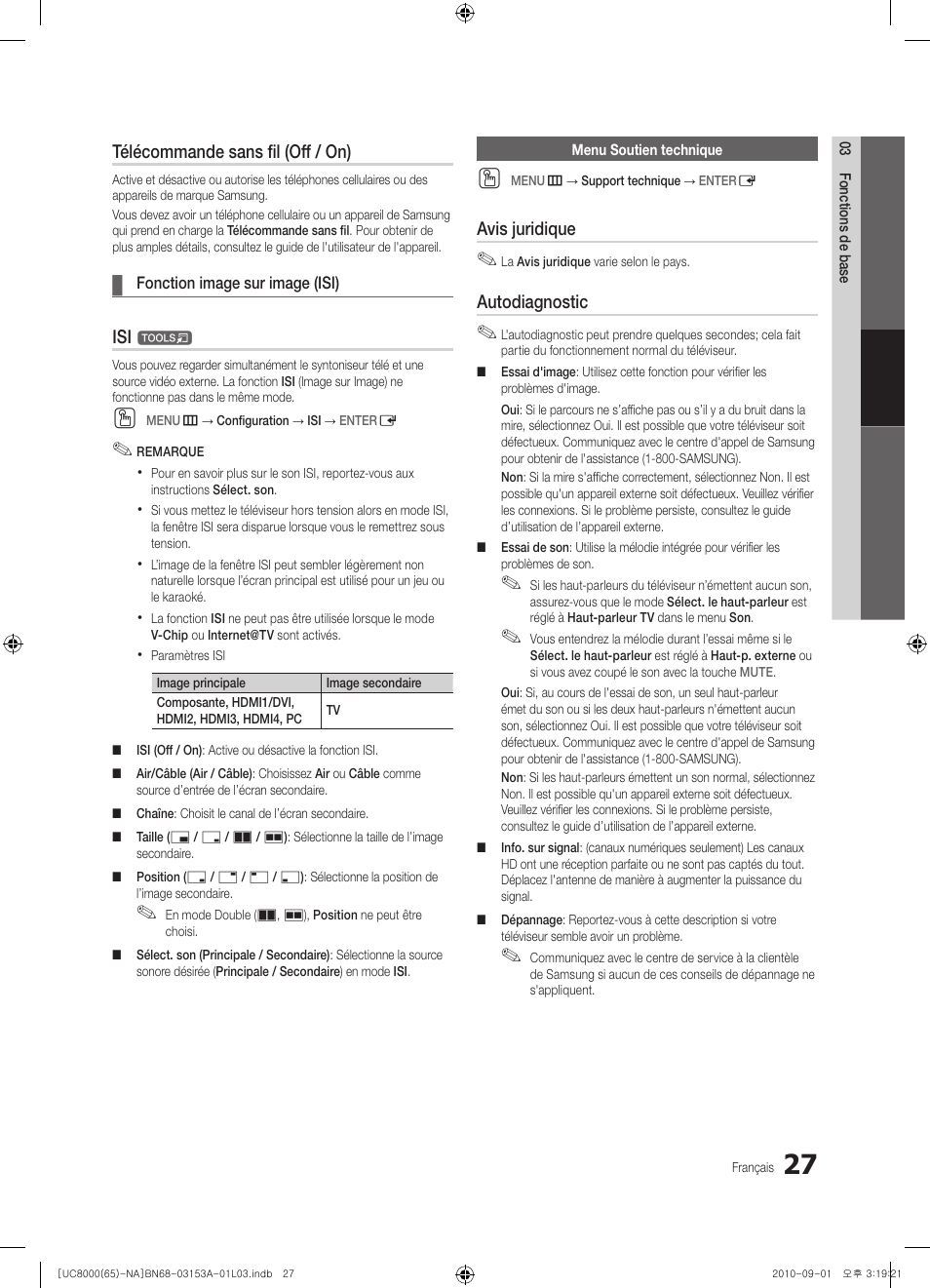 Samsung UN65C8000XFXZA User Manual | Page 159 / 199