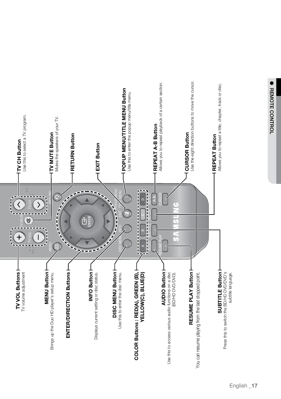 Samsung BD-UP5000-XAA User Manual | Page 18 / 69