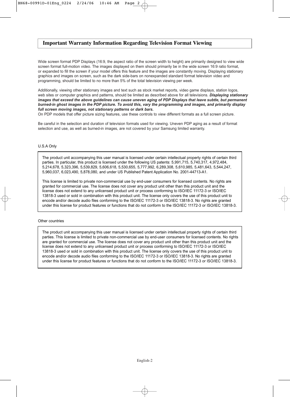Samsung SPS4243X-XAC User Manual | Page 2 / 64