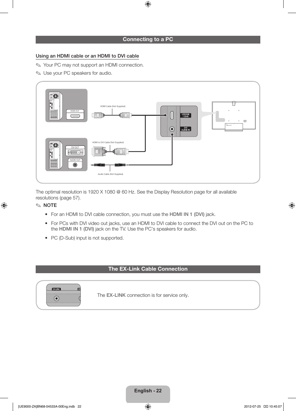 Samsung UN75ES9000FXZA User Manual | Page 22 / 62