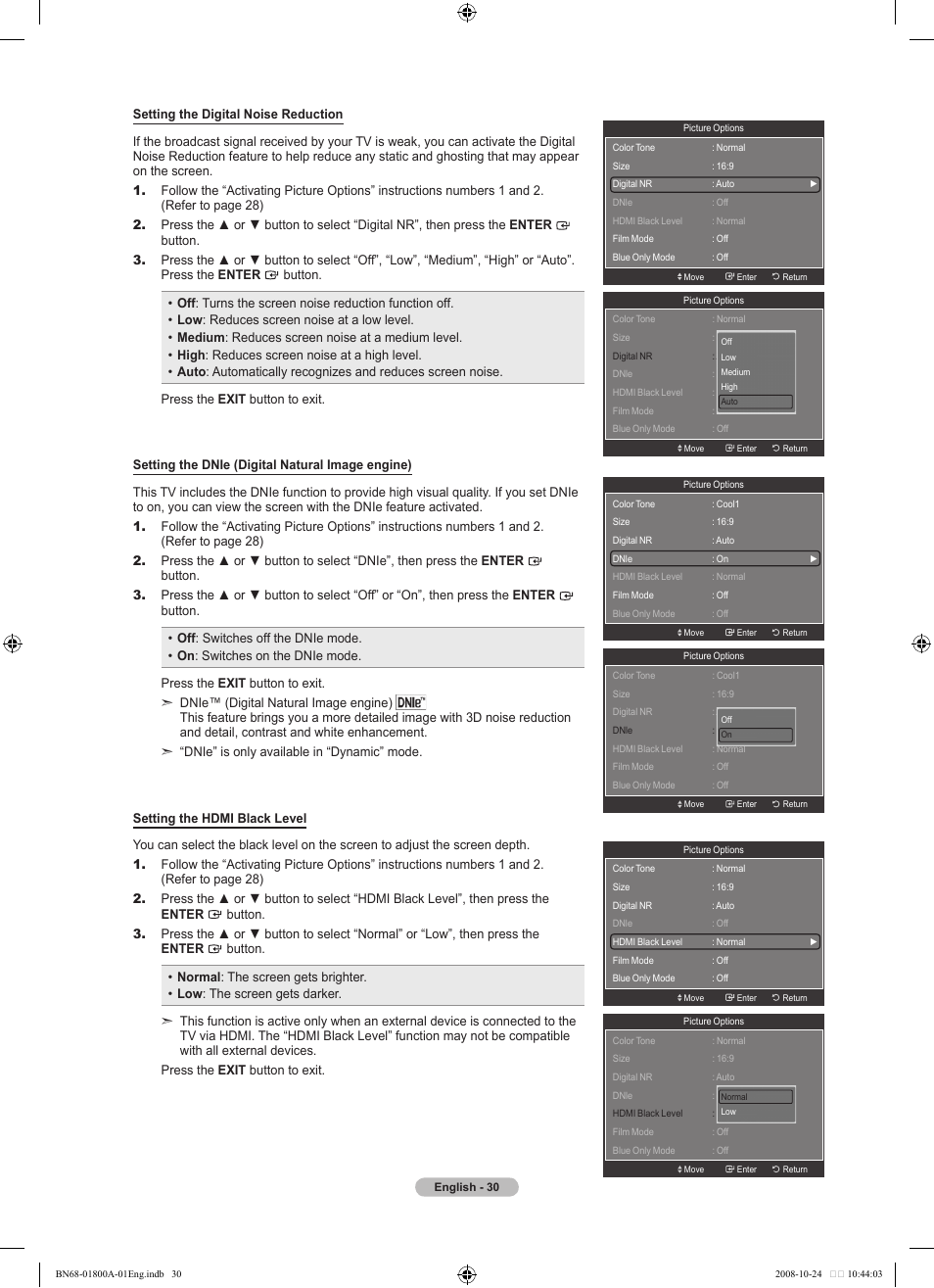 Samsung LN32A620A1FXZA User Manual | Page 32 / 263