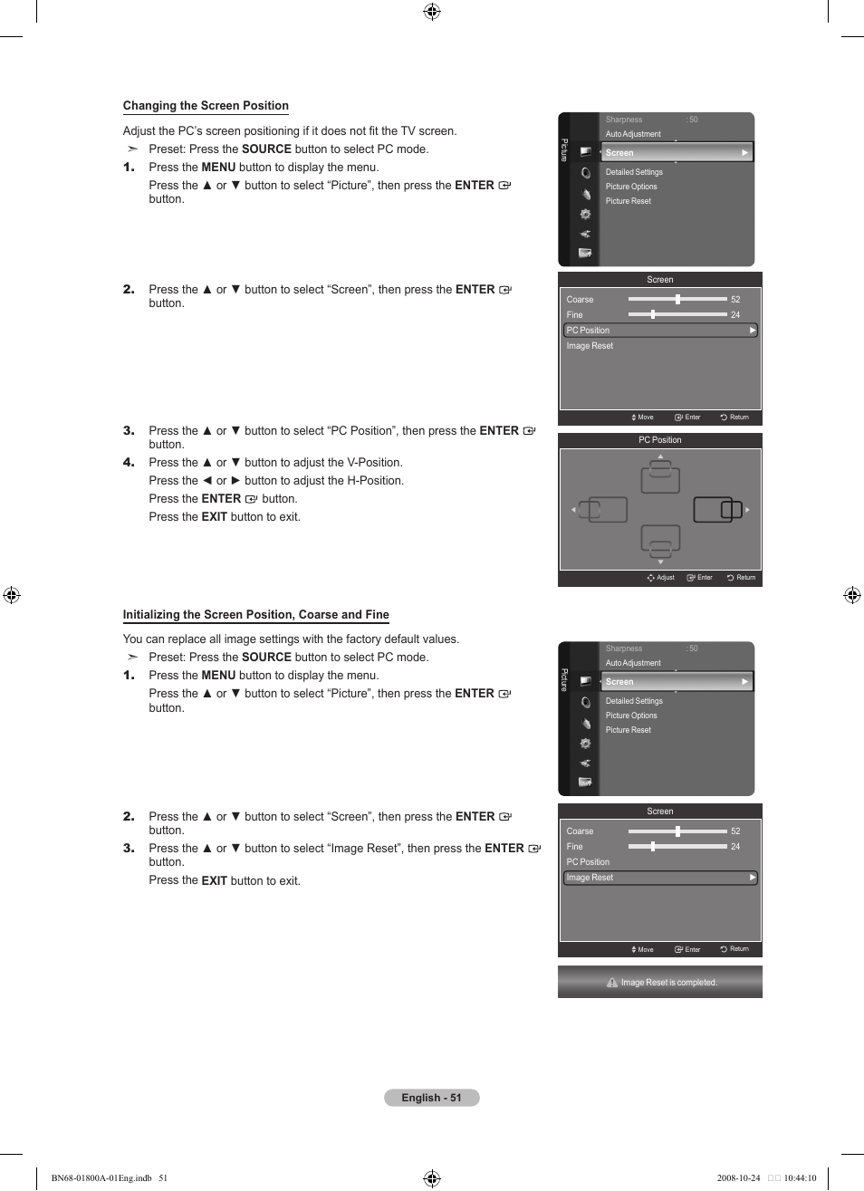 Samsung LN32A620A1FXZA User Manual | Page 53 / 263