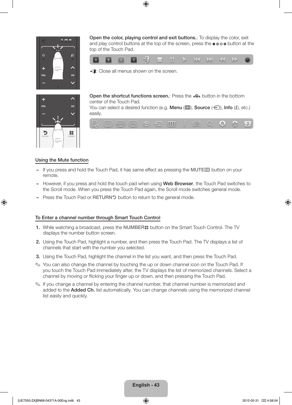Samsung UN60ES7550FXZA User Manual | Page 43 / 64