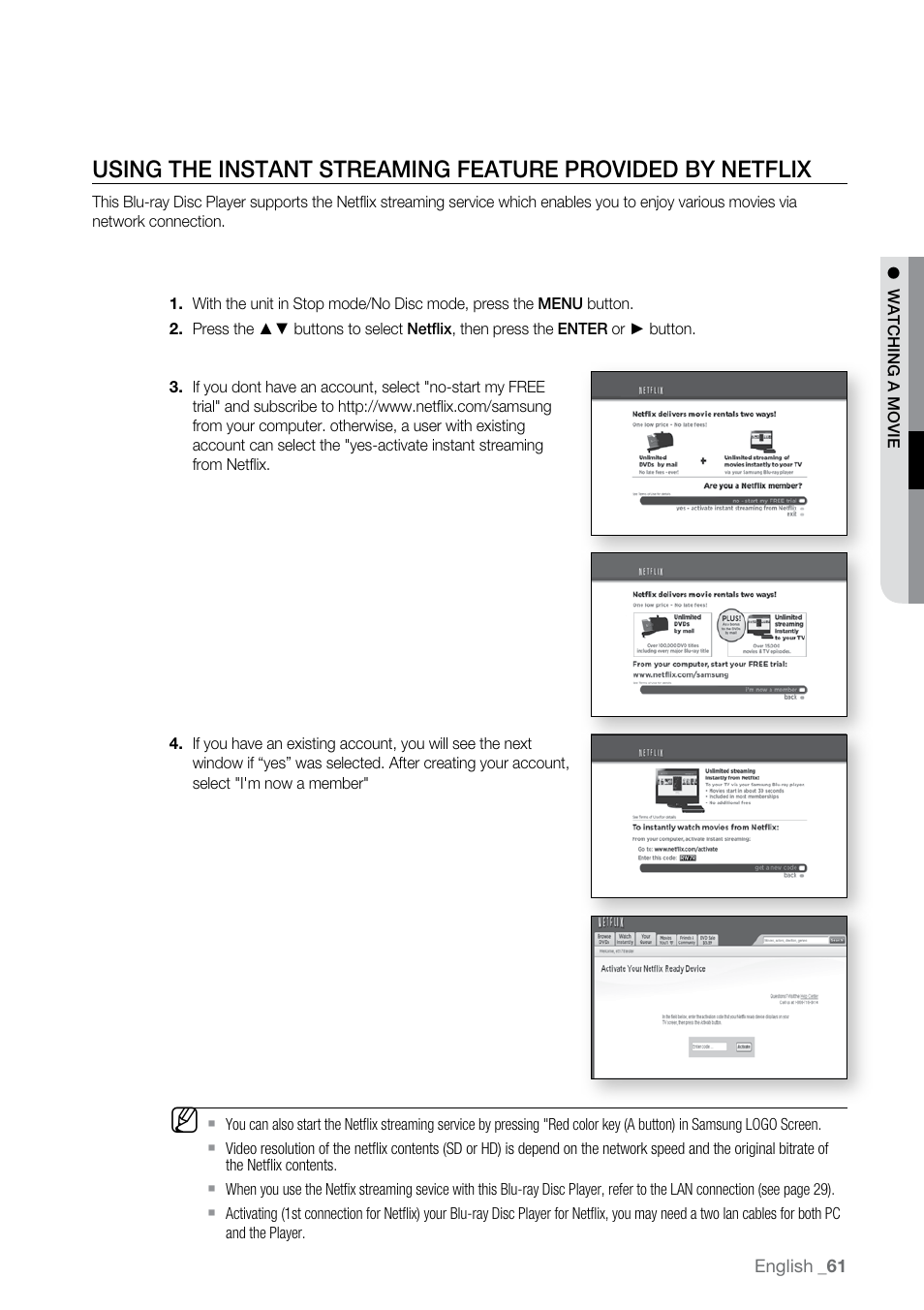 Samsung BD-P2500-XAA User Manual | Page 61 / 73