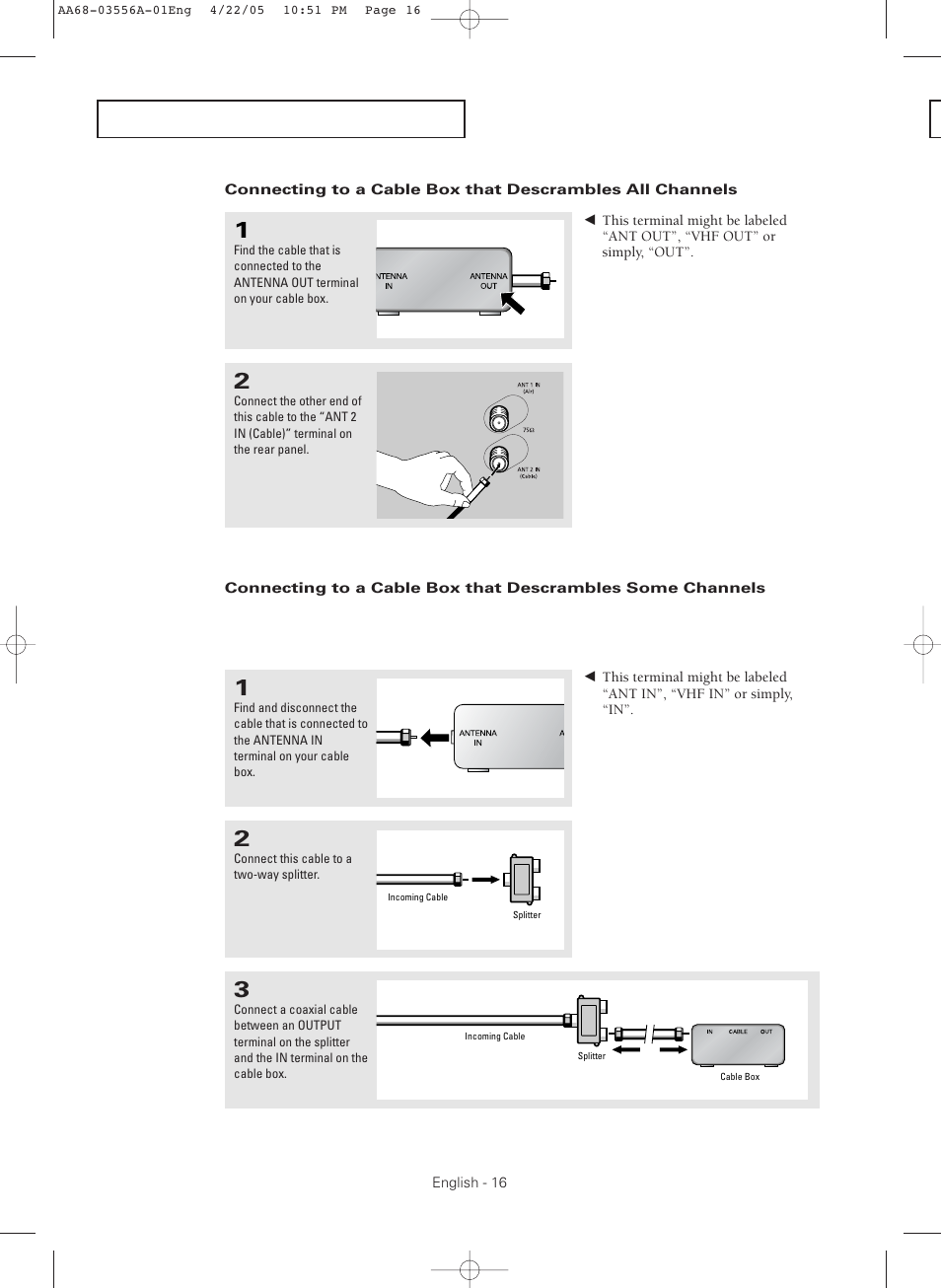 Samsung TXR3079WHKXXAC User Manual | Page 16 / 80