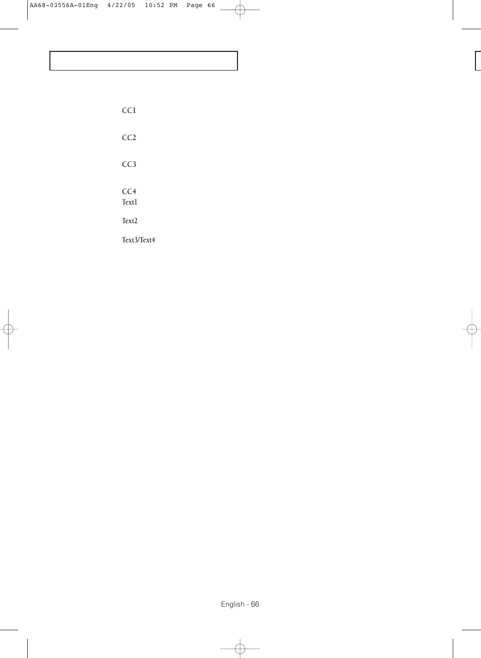 Samsung TXR3079WHKXXAC User Manual | Page 66 / 80