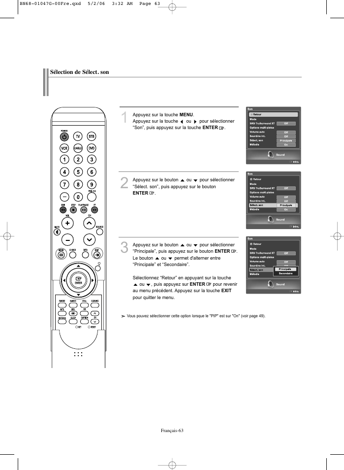 Samsung LNS5797DX-XAA User Manual | Page 165 / 302