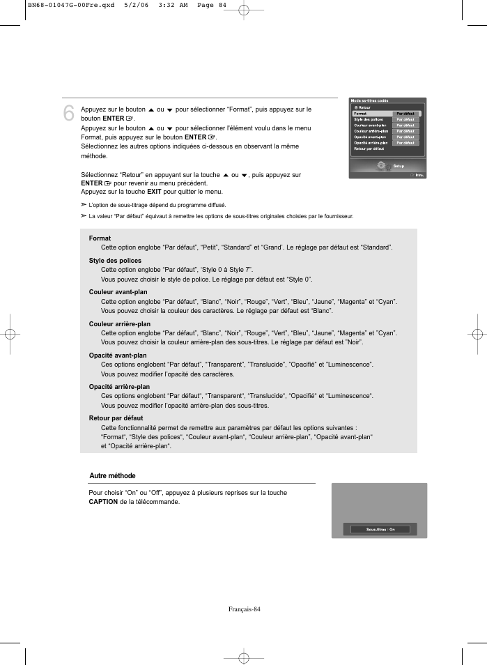Samsung LNS5797DX-XAA User Manual | Page 186 / 302