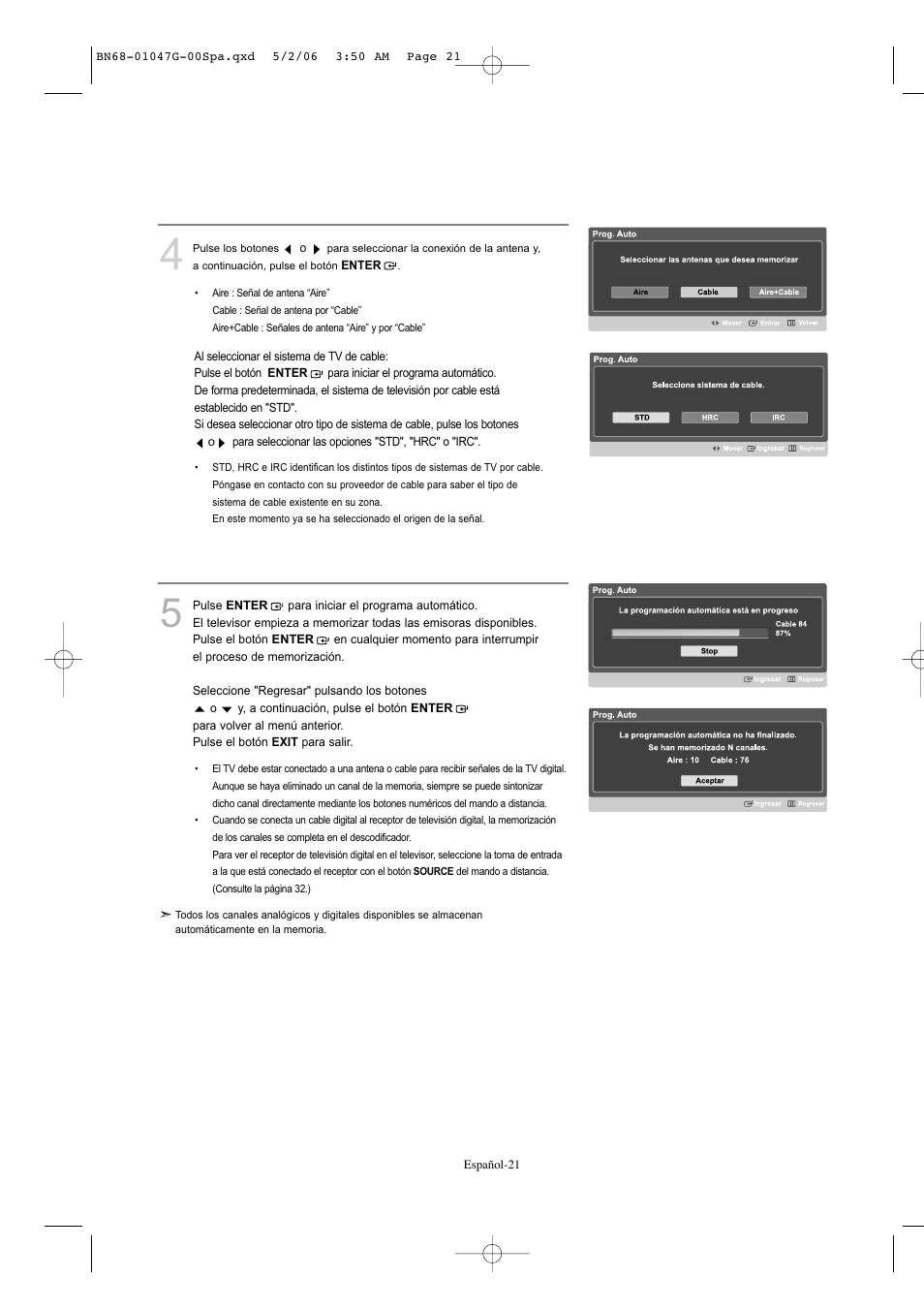 Samsung LNS5797DX-XAA User Manual | Page 223 / 302