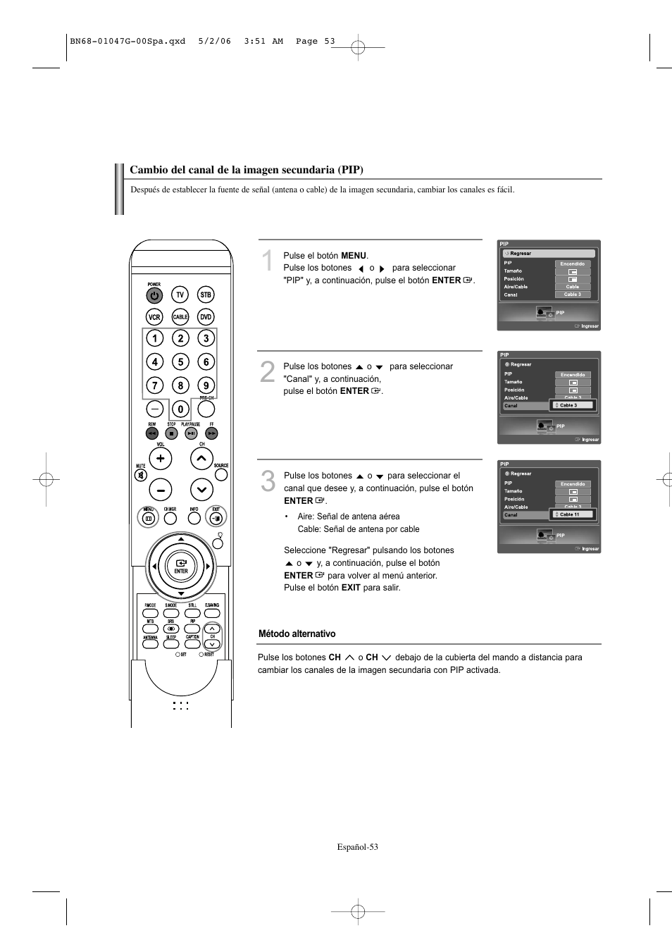 Samsung LNS5797DX-XAA User Manual | Page 255 / 302