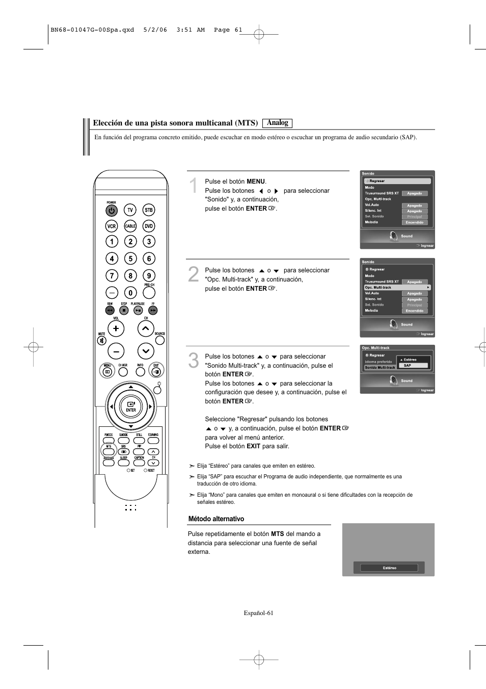 Samsung LNS5797DX-XAA User Manual | Page 263 / 302