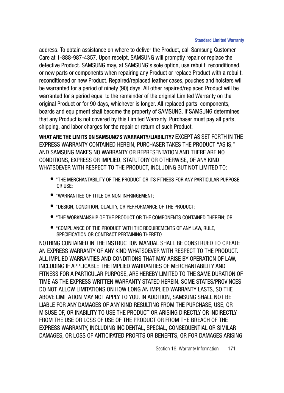 Samsung SPH-A503ZKASKE User Manual | Page 171 / 176