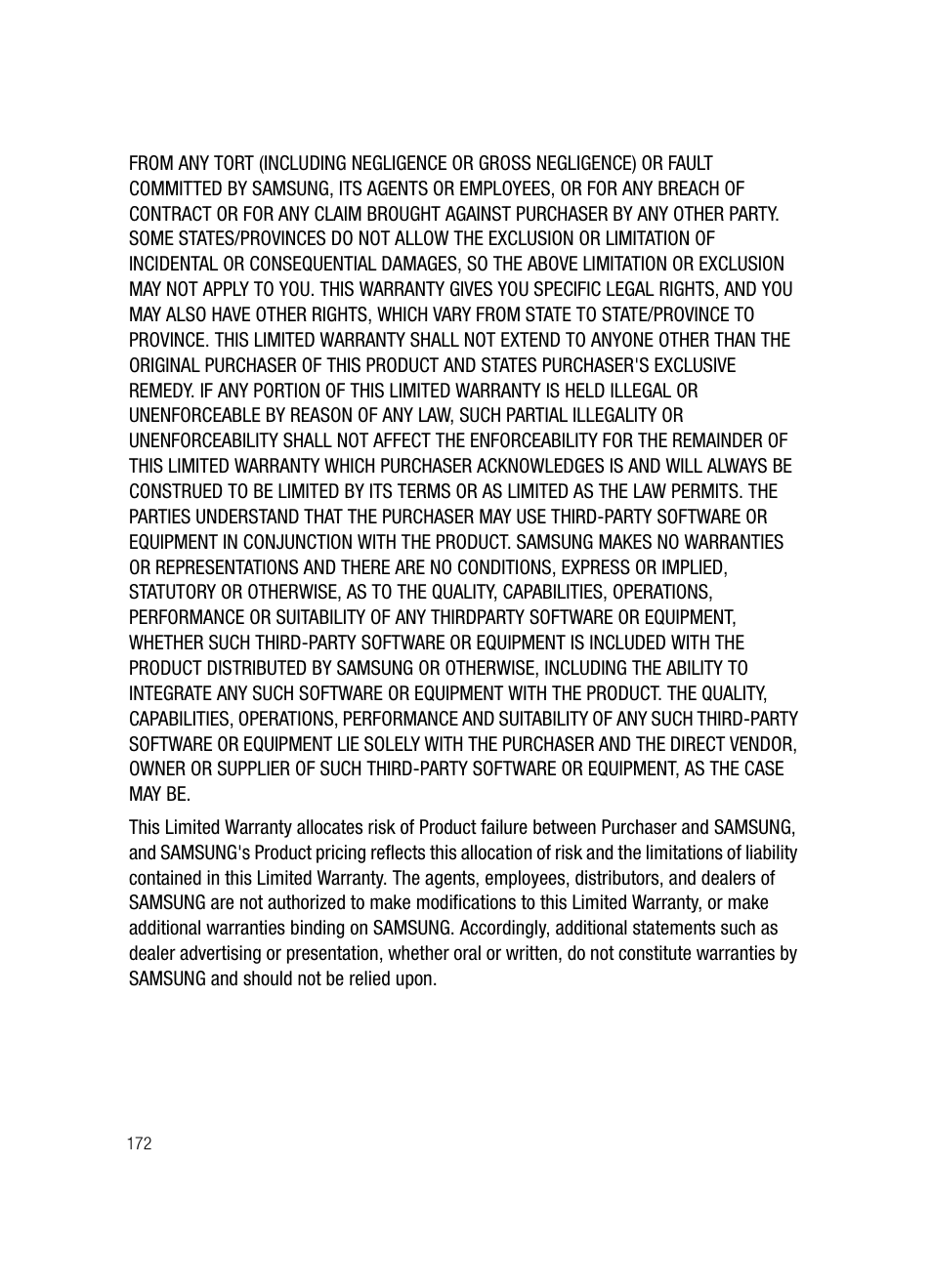 Samsung SPH-A503ZKASKE User Manual | Page 172 / 176