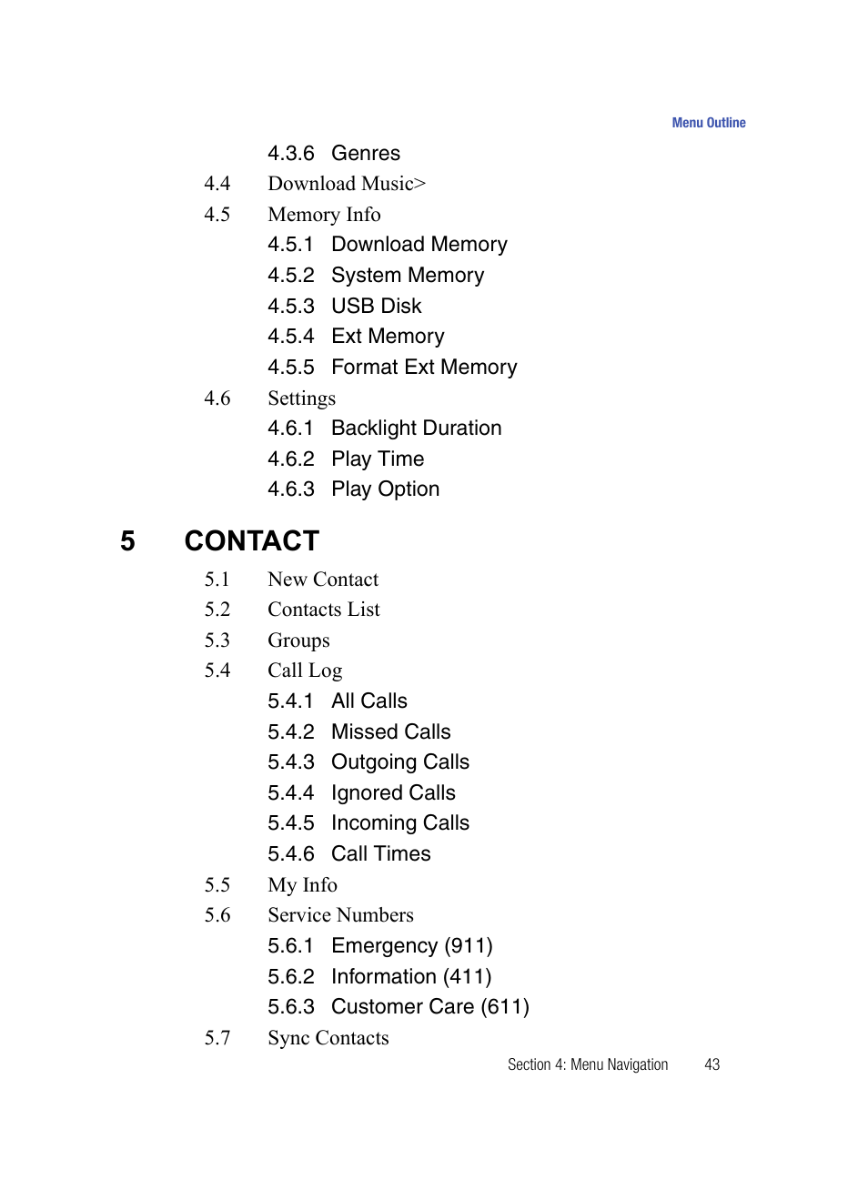 5contact | Samsung SPH-A503ZKASKE User Manual | Page 43 / 176