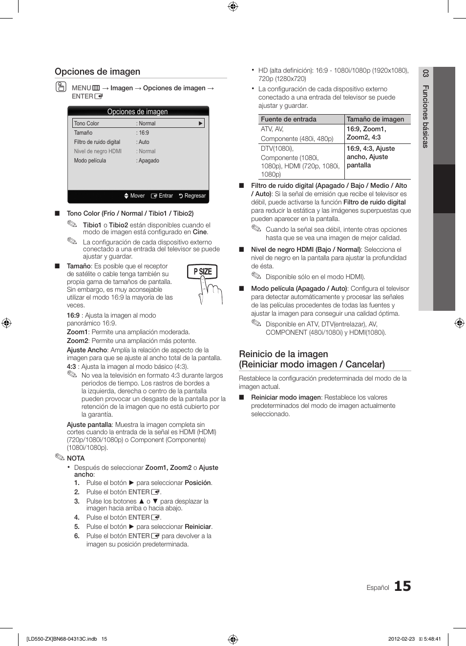 Samsung LN40E550F7FXZA User Manual | Page 45 / 62