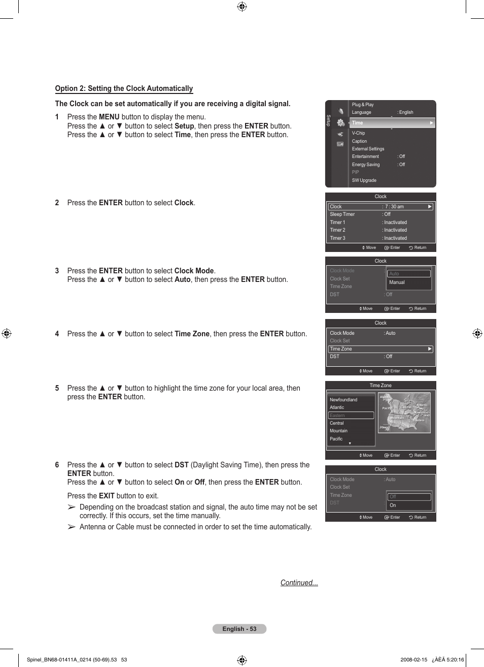 Samsung PN50A550S1FXZA User Manual | Page 53 / 205