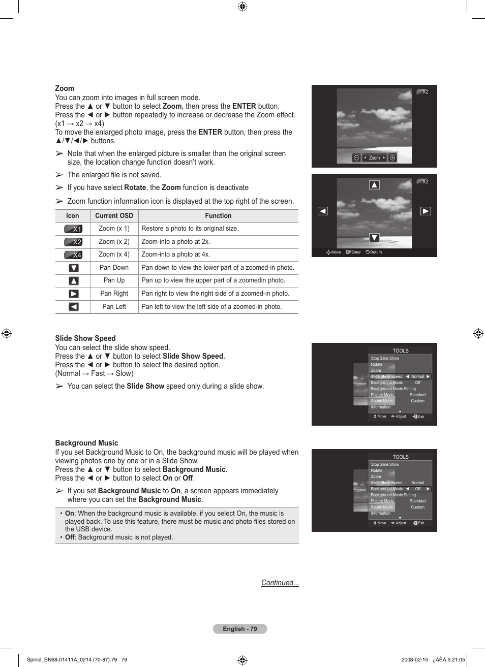 Samsung PN50A550S1FXZA User Manual | Page 79 / 205